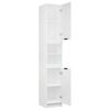 vidaXL Armoire de salle de bain blanc 32x34x188,5 cm bois d'ing&eacute;nierie