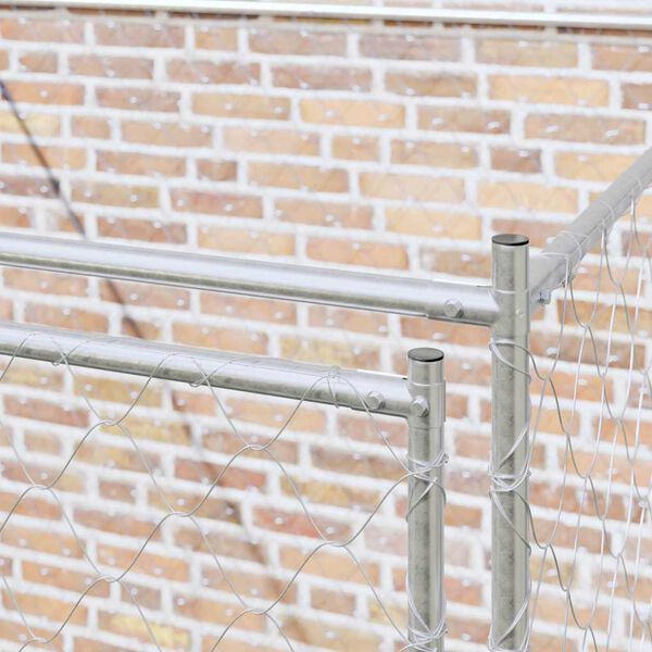 vidaXL Cage pour chien 2 x 2 x 2 m Acier