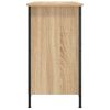 vidaXL Meuble TV ch&ecirc;ne sonoma 100x35x65 cm bois d'ing&eacute;nierie