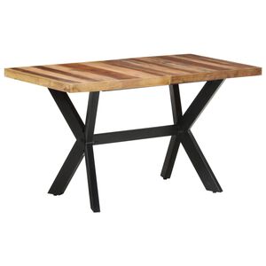vidaXL Table de salle &agrave; manger 140x70x75 cm Bois avec finition miel