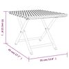 vidaXL Table pliable gris 45x35x32 cm r&eacute;sine tress&eacute;e