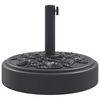 vidaXL Base de parasol pour mâts Ø38 / 48 mm 25 kg rond