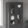 vidaXL Dessus pour buffet VIKEN gris anthracite bois d'ingénierie