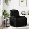 vidaXL Fauteuil inclinable noir similicuir