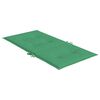 vidaXL Coussins de chaise de jardin &agrave; dossier bas lot de 6 vert