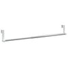 vidaXL Tringles à rideau 2 pcs blanc et argenté 40-60 cm aluminium