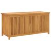 vidaXL Bo&icirc;te de rangement de jardin 120x50x58 cm bois de teck solide