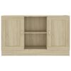 vidaXL Buffet Chêne sonoma 120x30,5x70 cm Bois d'ingénierie