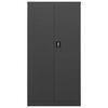 vidaXL Armoire &agrave; casiers Anthracite 90x40x180 cm Acier