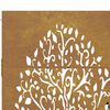 vidaXL Portail de jardin 100x75 cm en acier Corten motif arbre