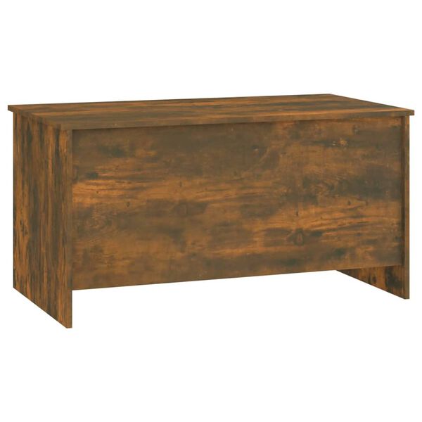 vidaXL Table basse Ch&ecirc;ne fum&eacute; 102x55,5x52,5 cm Bois d'ing&eacute;nierie