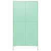 vidaXL Garde-robe Vert menthe 90x50x180 cm Acier