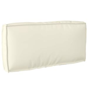 vidaXL Coussin Cr&egrave;me 80 x 40 x 12 cm Tissu Oxford
