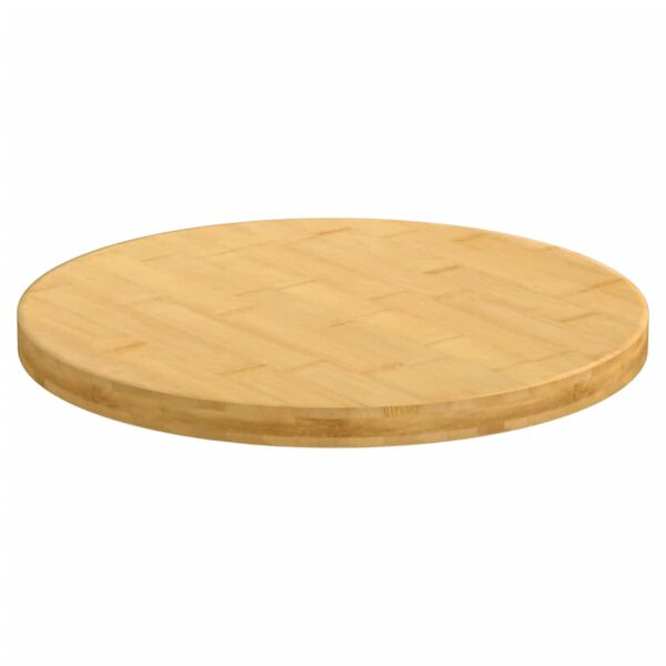 vidaXL Dessus de table &Oslash;40x2,5 cm bambou