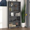 vidaXL Buffet HAMAR Bois massif de pin Gris fonc&eacute;