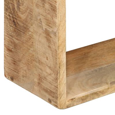 vidaXL Ensemble d'étagère cube 3 pcs bois solide de manguier