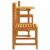 vidaXL Ensemble bistro de jardin 3 pcs Marron Bois d'Acacia Massif