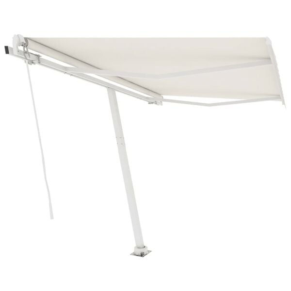 vidaXL Auvent automatique sur pied 300x250 cm crème