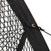 vidaXL Filet pour cage de frappe de baseball Noir 900x400x250 cm