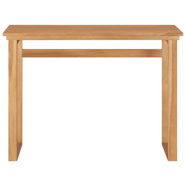 vidaXL Bureau 100x45x75 cm Bois de teck massif