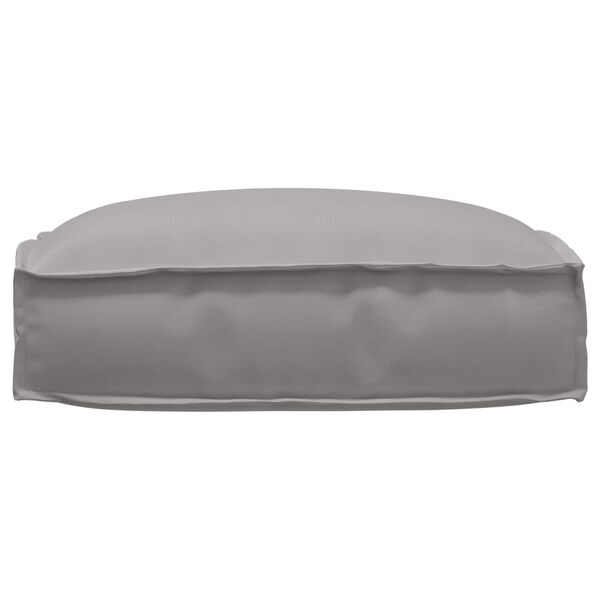 vidaXL Coussin Gris 50 x 50 x 12 cm Tissu Oxford