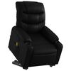 vidaXL Fauteuil inclinable de massage noir similicuir