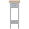 vidaXL Table d'appoint Gris 27 x 27 x 65,5 cm Bois