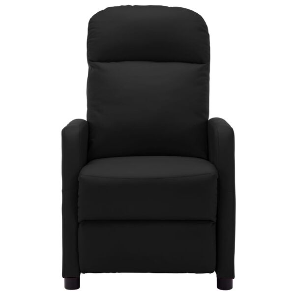 vidaXL Fauteuil inclinable &eacute;lectrique noir similicuir