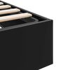 vidaXL Lit de Rangement avec matelas Noir 100 x 190 cm Faux cuir