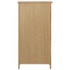 vidaXL Range bouteille 56x32x110 cm Bois de ch&ecirc;ne solide