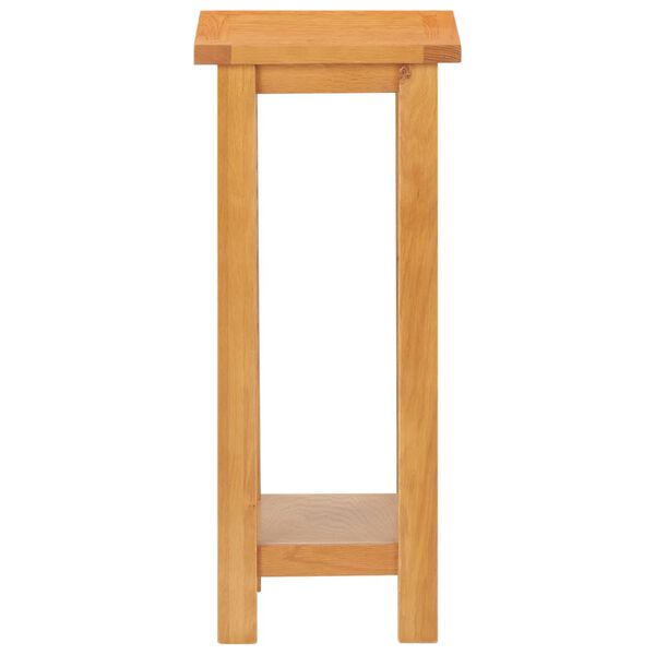 vidaXL Table d'appoint 27x24x55 cm Bois de chêne massif
