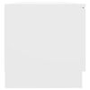 vidaXL Meubles TV 2 pcs Blanc 80x35x36,5 cm Bois d'ing&eacute;nierie