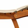 vidaXL Chaise longue 2 pcs Beige 184 x 55 x 64cm Bois d'acacia massif