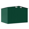 vidaXL Abri de stockage pour jardin M&eacute;tal Vert 257 x 205 x 178 cm