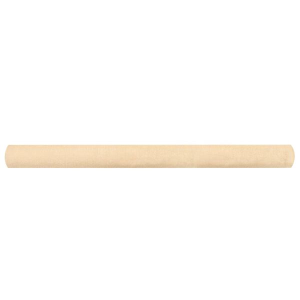 vidaXL Filet brise-vue PEHD 1,5 x 25 m Beige