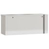 vidaXL Armoire murale de cuisine avec portes coulissantes inox