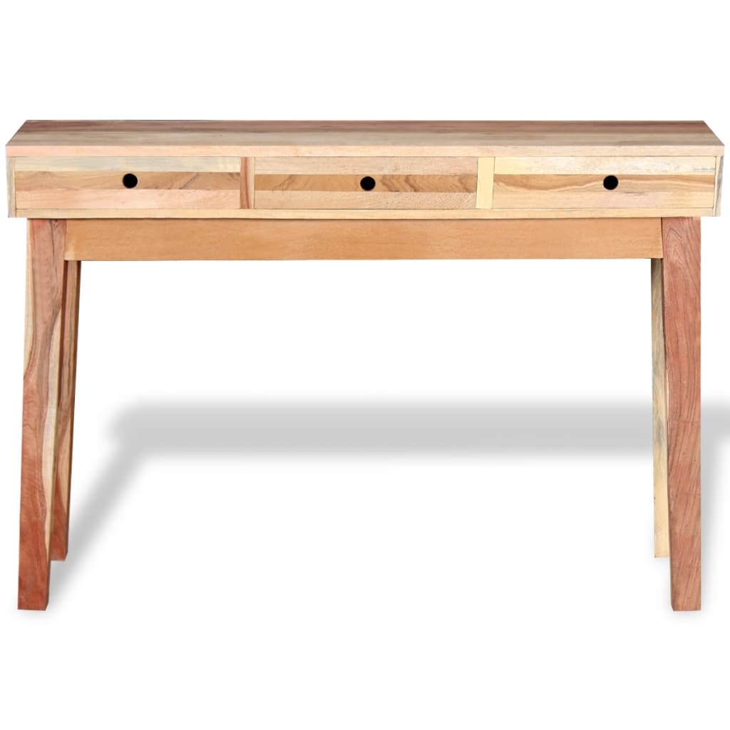 vidaXL Table console Bois de récupération massif