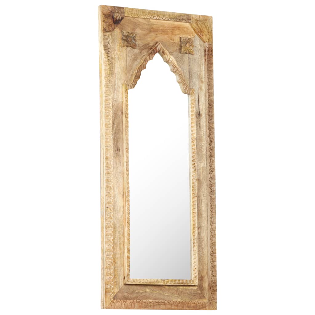 vidaXL Miroir 50x3x110 cm Bois de manguier massif