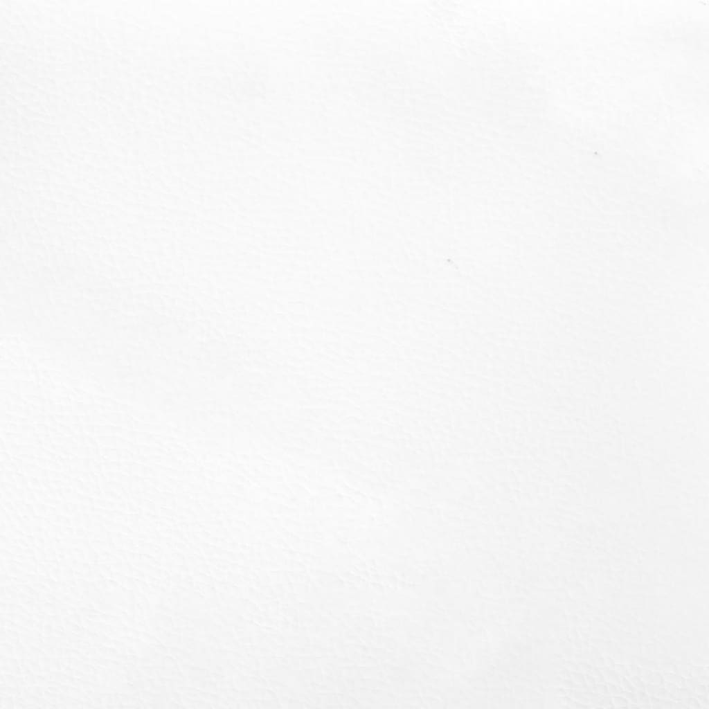 vidaXL Cadre de lit blanc 183x213 cm similicuir