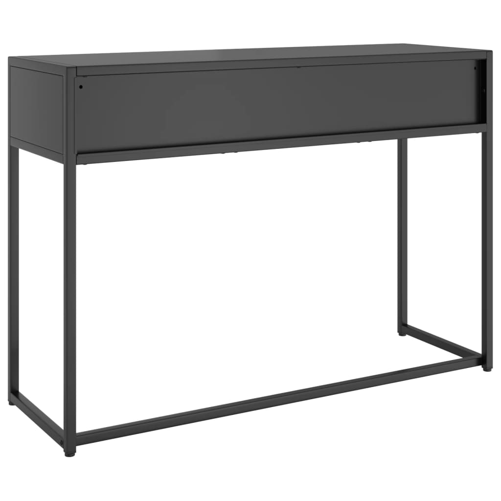 vidaXL Table console Anthracite 106x35x75 cm Acier