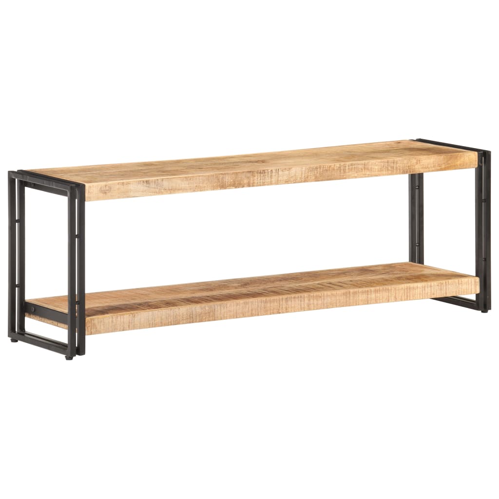 vidaXL Meuble TV 120x30x40 cm Bois de manguier brut