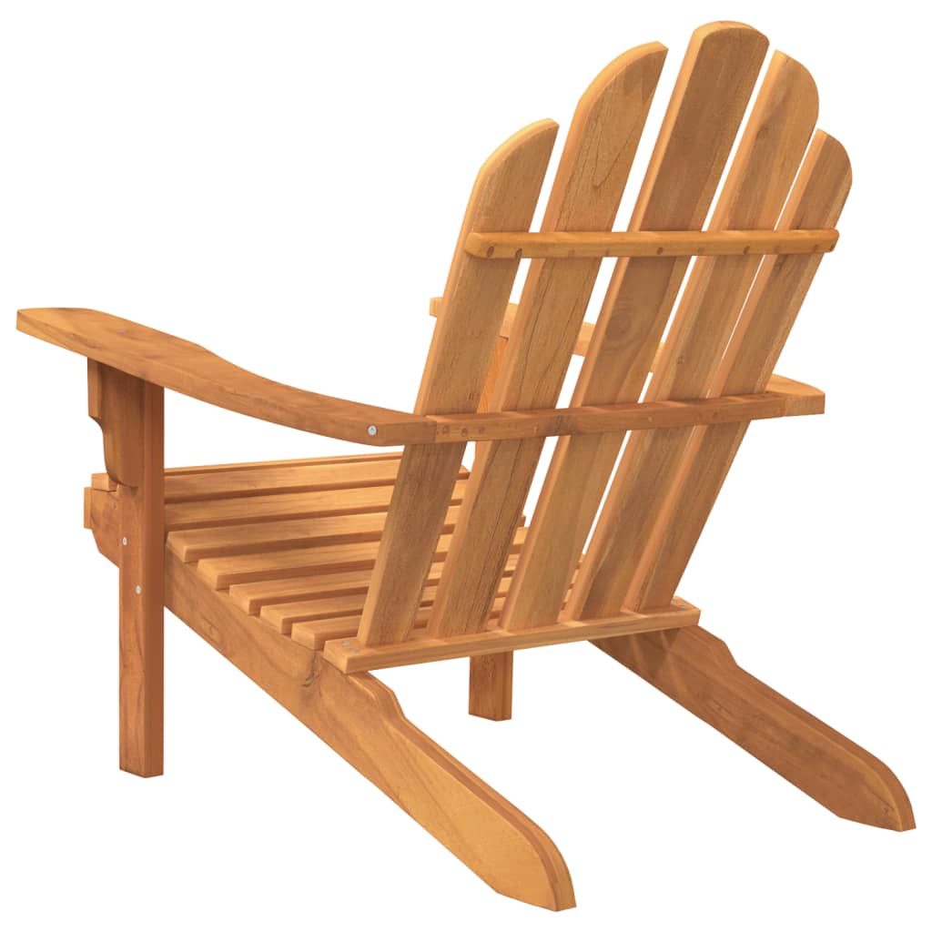 vidaXL Chaise de jardin Adirondack 79x95x92 bois de teck solide