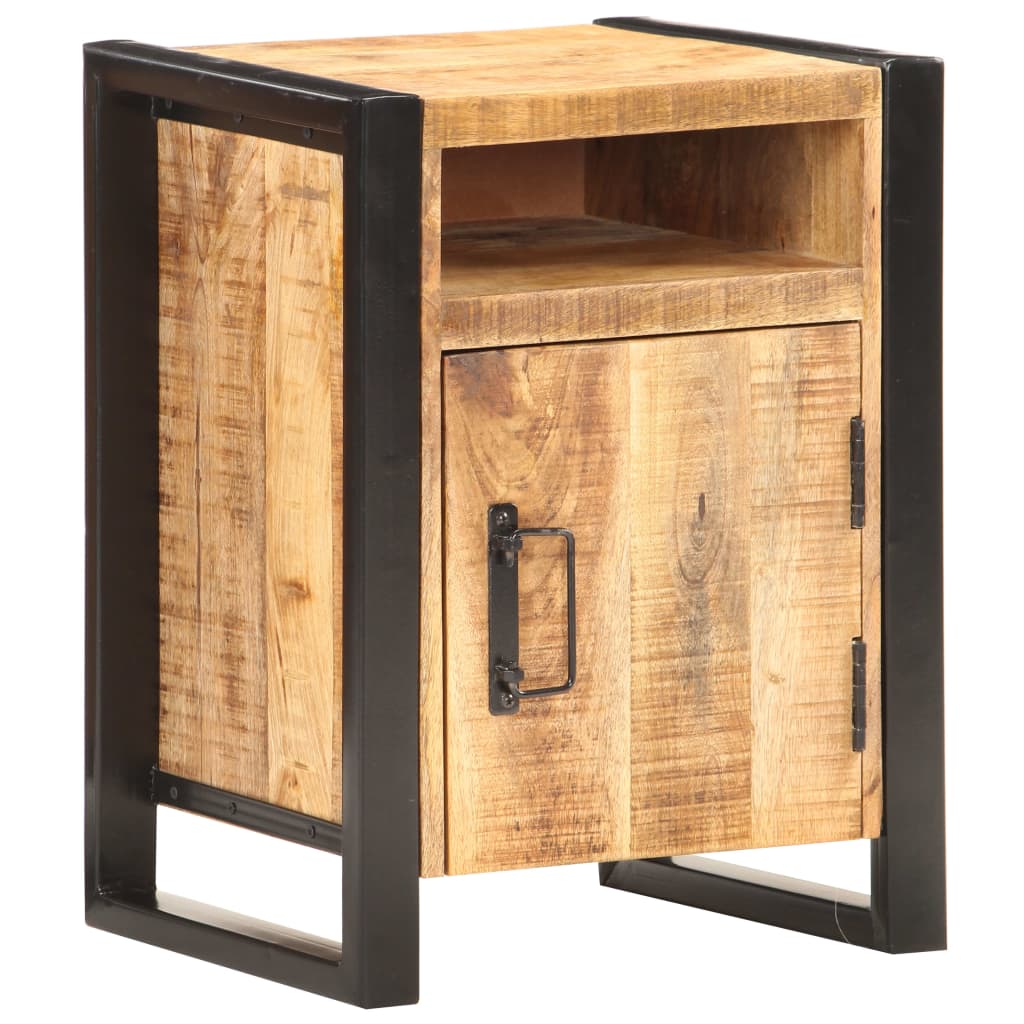 vidaXL Table de chevet 40x35x55 cm Bois de manguier solide