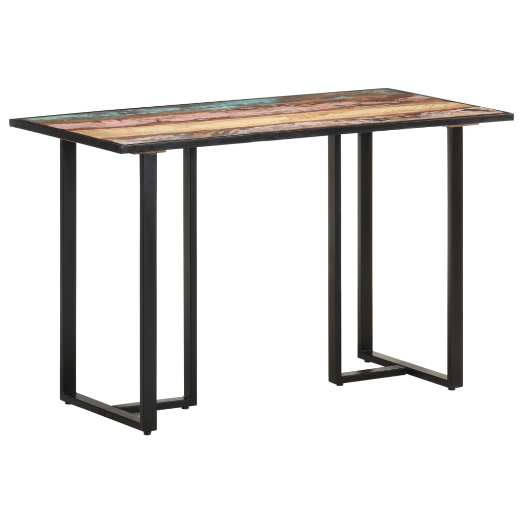 vidaXL Table à manger 120 cm Bois de récupération massif