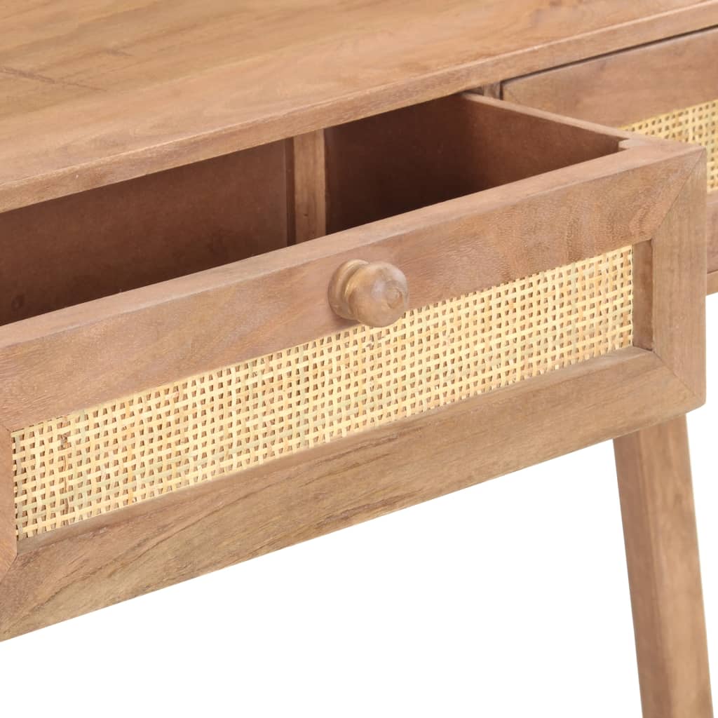 vidaXL Table console 100x35x76 cm Bois de manguier massif