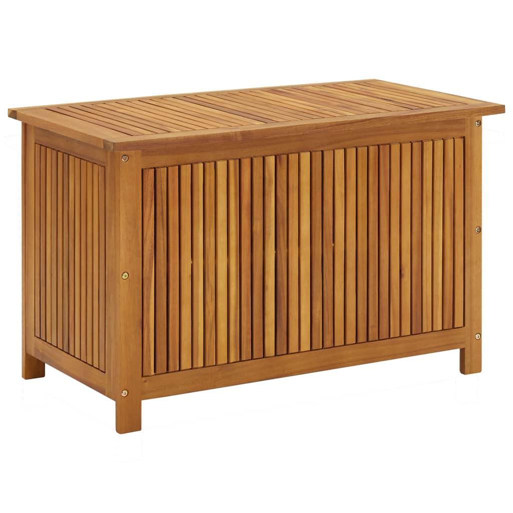 vidaXL Boîte de rangement de jardin 90x50x58 cm bois d'acacia massif