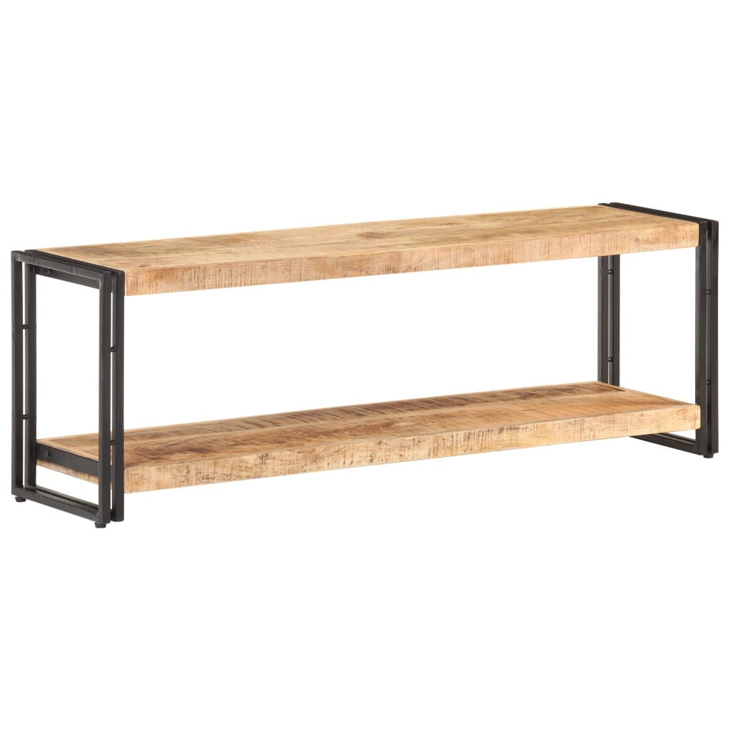 vidaXL Meuble TV 120x30x40 cm Bois de manguier brut