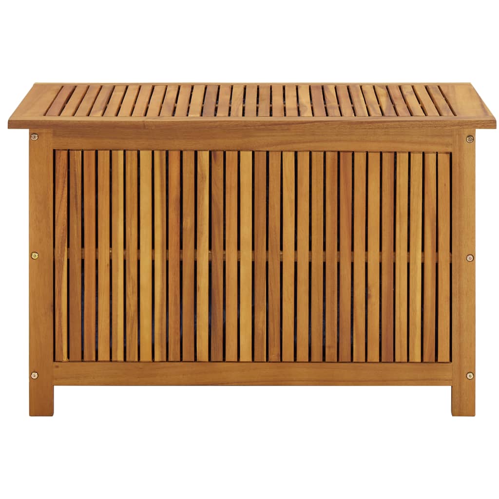 vidaXL Boîte de rangement de jardin 90x50x58 cm bois d'acacia massif