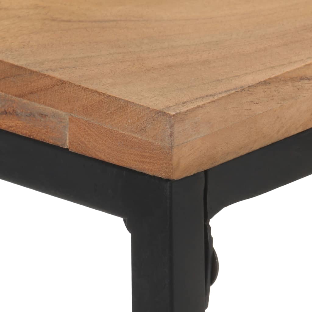 vidaXL Table console 110x35x75 cm Bois d'acacia massif