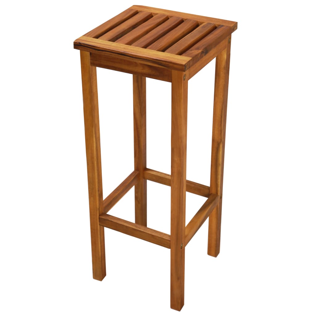 vidaXL Tabourets de bar lot de 2 bois d'acacia massif